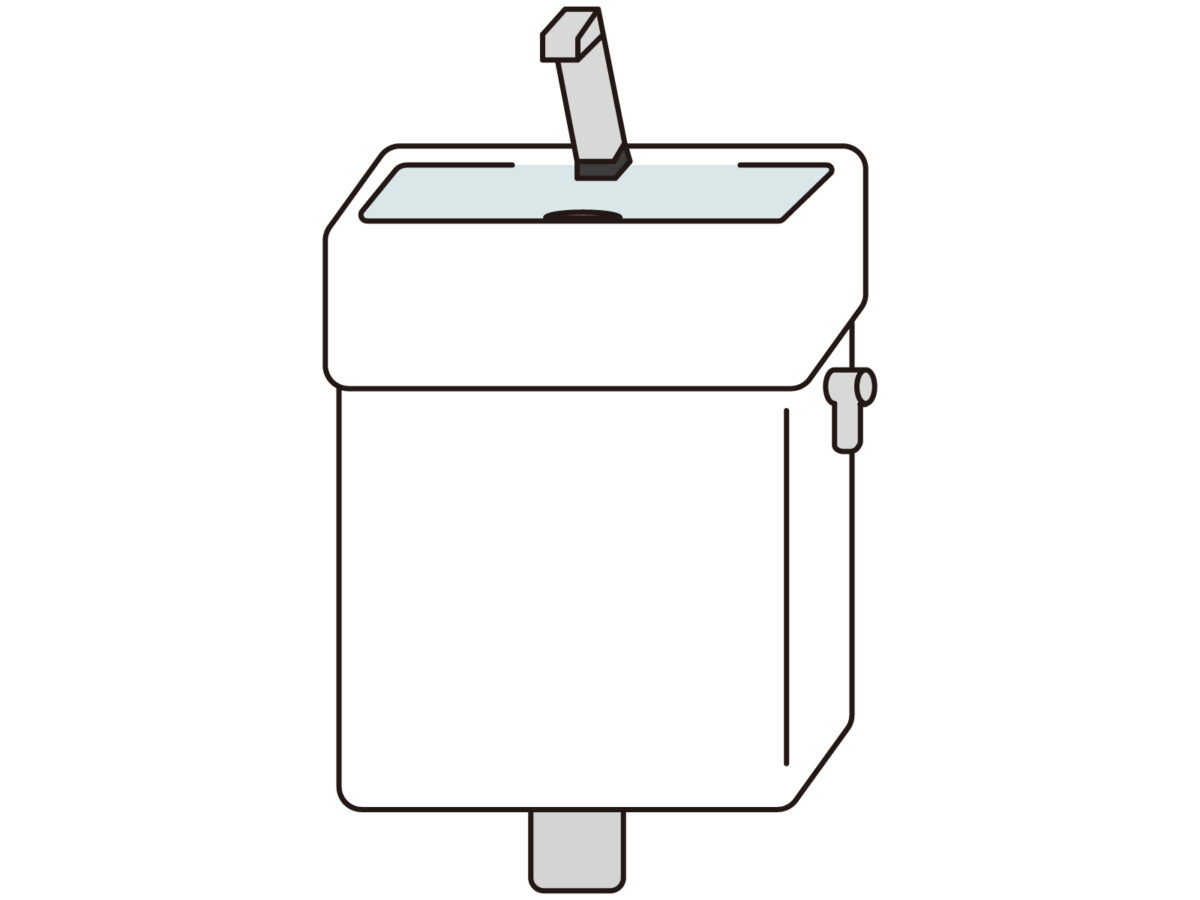 トイレタンク　サイフォン管　オーバーフロー管　ゴムフロート　修理　花見川　千葉　たから　こーき