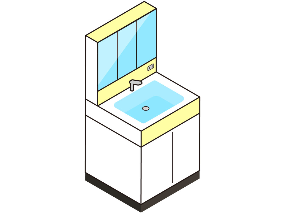 洗面化粧台　洗面　交換　修理　千葉　高良　こーき　